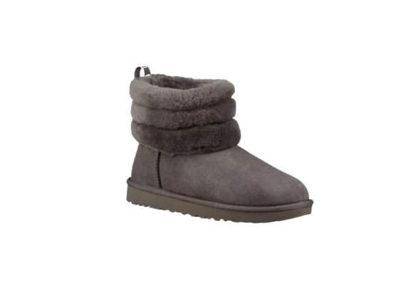 ⁦מגפי האגג דגם פלוף מיני UGG CLASSIC MINI FLUFF QUILTED BOOT⁩ – תמונה ⁦4⁩