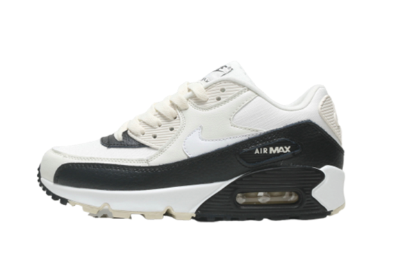 נעלי נייק-NIKE AIR MAX 90 Black White