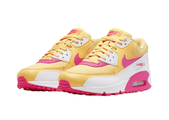 נעלי נייק-NIKE AIR MAX 90 Pink Yellow