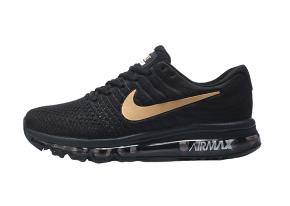 נעלי נייק-Nike Air Max 2017 Black Golden