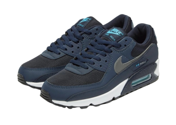 ⁦נעלי נייק-Nike Air Max 90  River BLUE⁩ – תמונה ⁦2⁩