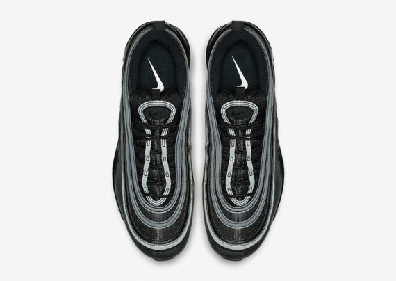 ⁦נעלי נייק-Nike Air Max 97 BLACK⁩ – תמונה ⁦5⁩