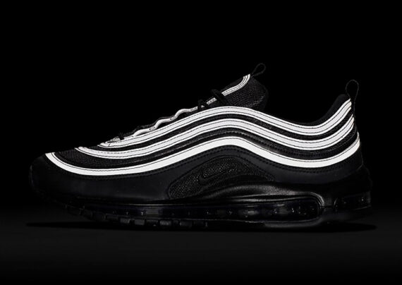 ⁦נעלי נייק-Nike Air Max 97 BLACK⁩ – תמונה ⁦9⁩