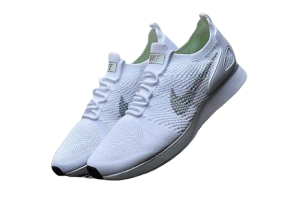 נעלי נייק-Nike Air Zoom Mariah Flyknit Racer White Gray