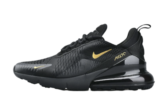 נעלי נייק-Nike air max 270 Black gold