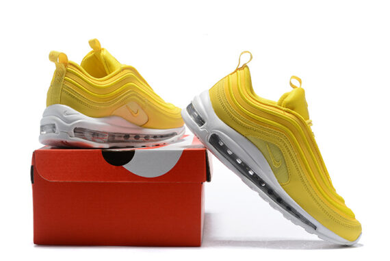 ⁦נעלי נייק-Nike Air Max 97 YELLOW WHITE⁩ – תמונה ⁦6⁩