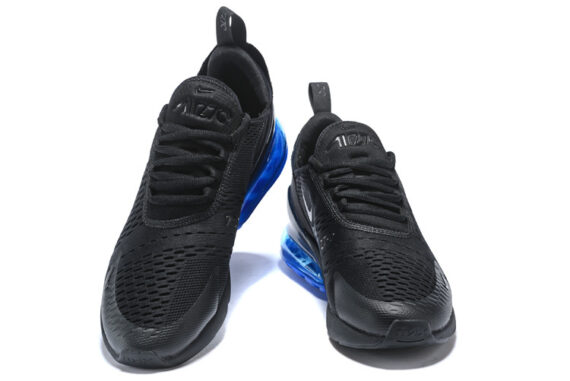 ⁦נעלי נייק-Nike air max 270 Black Blue⁩ – תמונה ⁦2⁩