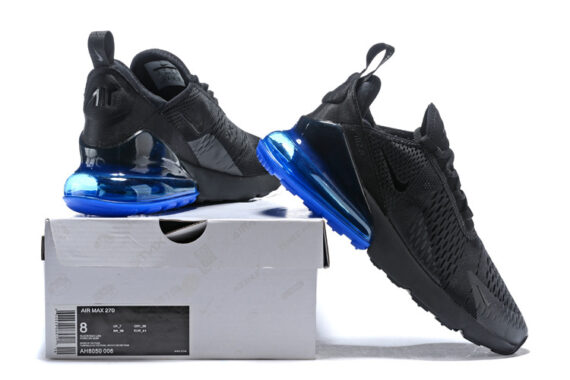 ⁦נעלי נייק-Nike air max 270 Black Blue⁩ – תמונה ⁦6⁩