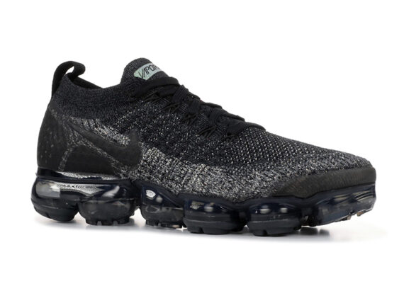 ⁦נעלי נייק-Nike Air Vapormax Flyknit 2 Black Gray⁩ – תמונה ⁦2⁩