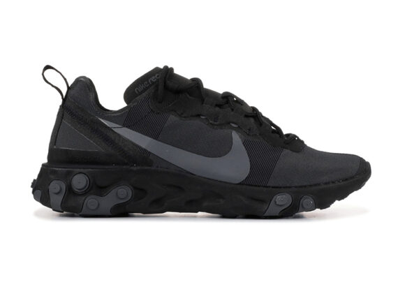 נעלי נייק-Nike React Element 55 Black Gray