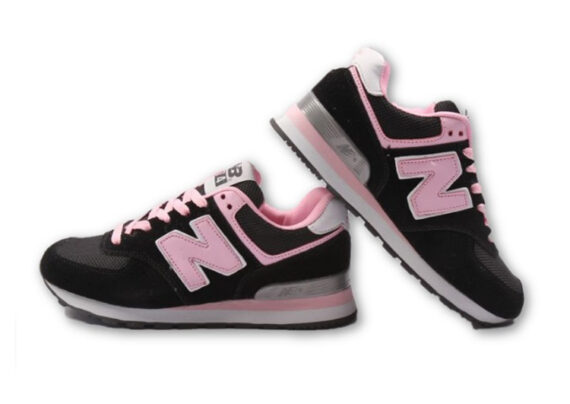 ⁦נעלי ניו באלאנס-New Balance 574 BLACK PINK⁩ – תמונה ⁦3⁩