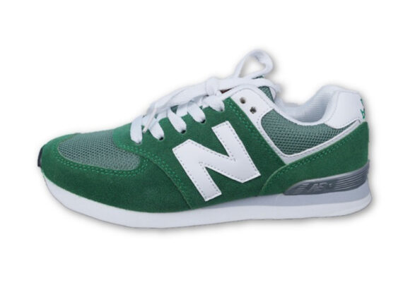 נעלי ניו באלאנס-New Balance 574 GREEN WHITE