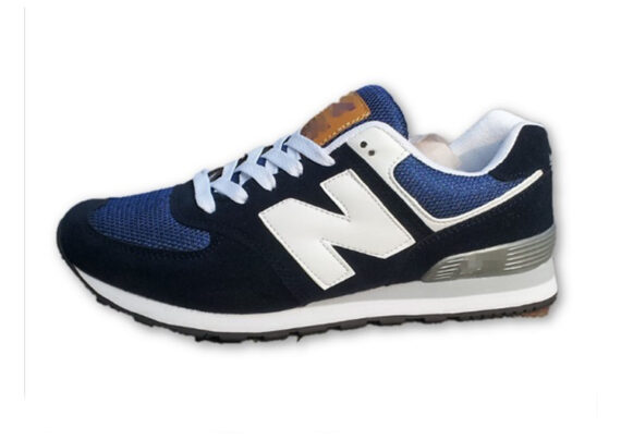 נעלי ניו באלאנס-New Balance 574 NAVY-BLUE GRAY WHITE