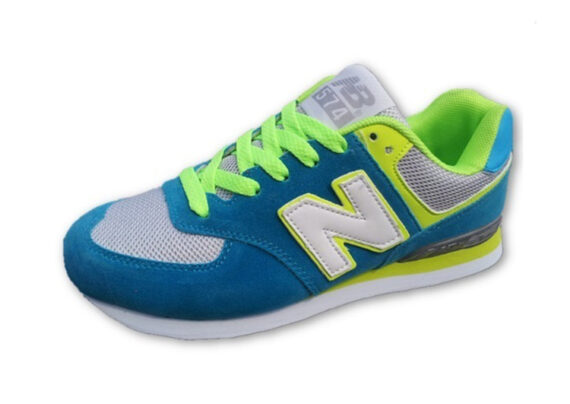 נעלי ניו באלאנס-New Balance 574 BLUE LIGHT-GREEN