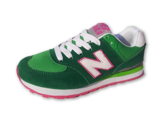 נעלי ניו באלאנס-New Balance 574 WHITE GREEN