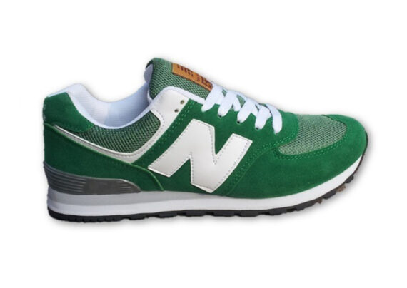 נעלי ניו באלאנס-New Balance 574 GREEN WHITE