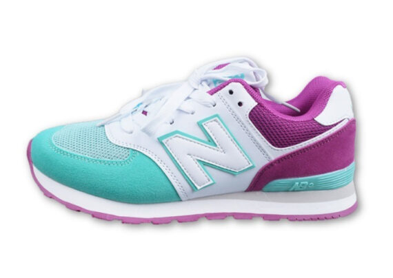 נעלי ניו באלאנס-New Balance 574 LIGHT-BLUE PURPLE WHITE