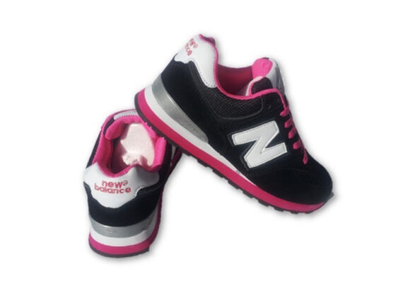 ⁦נעלי ניו באלאנס-New Balance 574 PINK BLACK⁩ – תמונה ⁦3⁩