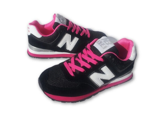 נעלי ניו באלאנס-New Balance 574 PINK BLACK