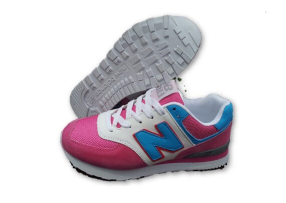 ⁦נעלי ניו באלאנס-New Balance 574 PINK WHITE⁩ – תמונה ⁦3⁩