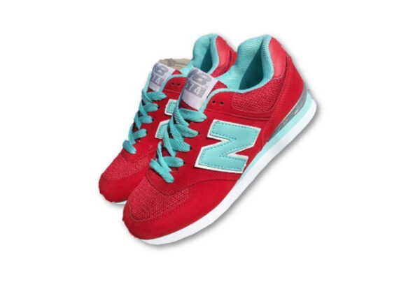 ⁦נעלי ניו באלאנס-New Balance 574 RED⁩ – תמונה ⁦2⁩