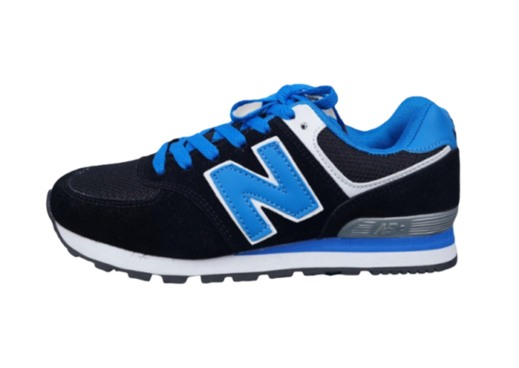 נעלי ניו באלאנס-New Balance 574 BLACK BLUE