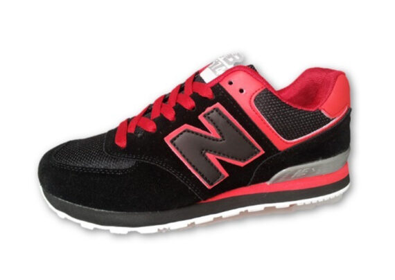 נעלי ניו באלאנס-New Balance 574 BLACK RED GRAY