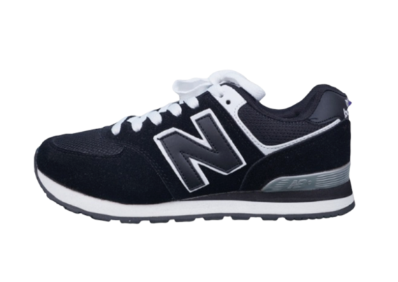 נעלי ניו באלאנס-New Balance 574 BLACK WHITE