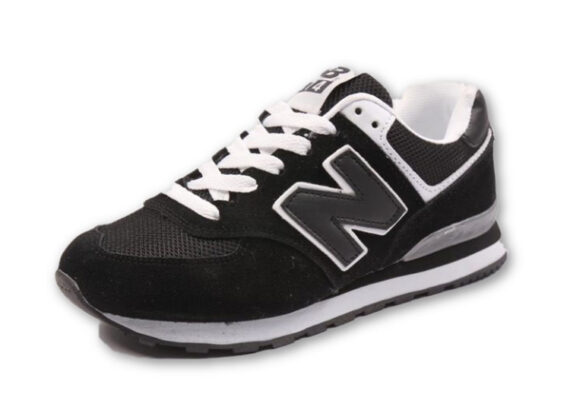 ⁦נעלי ניו באלאנס-New Balance 574 BLACK WHITE GRAY⁩ – תמונה ⁦5⁩