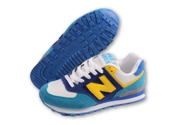 ⁦נעלי ניו באלאנס-New Balance 574 BLUE NAVY-BLUE WHITE⁩ – תמונה ⁦2⁩