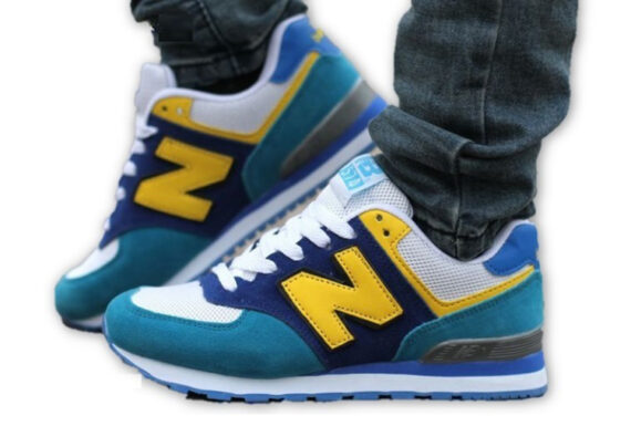 נעלי ניו באלאנס-New Balance 574 BLUE NAVY-BLUE WHITE