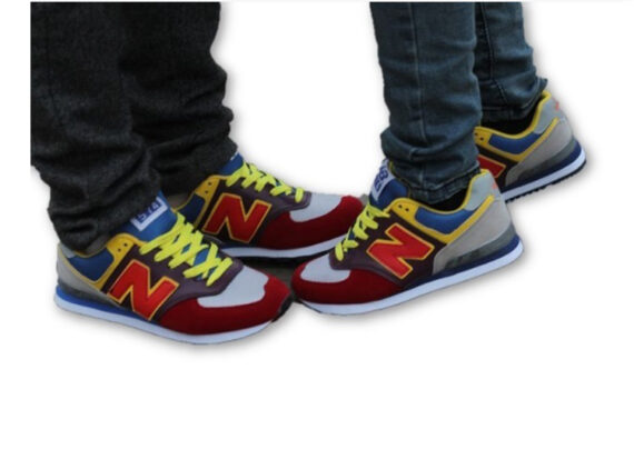 נעלי ניו באלאנס-New Balance 574 BLUE RED