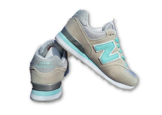 ⁦נעלי ניו באלאנס-New Balance 574 NAVY-GRAY SKY-BLUE⁩ – תמונה ⁦3⁩