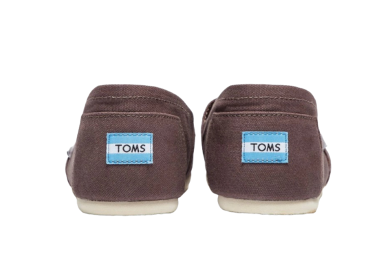 ⁦נעלי טומס-TOMS SHOES - CLASSIC BRWONE CANVAS⁩ – תמונה ⁦4⁩