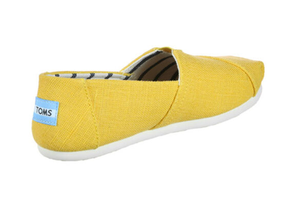 ⁦נעלי טומס-TOMS SHOES - CLASSIC YELLOW CANVAS⁩ – תמונה ⁦2⁩