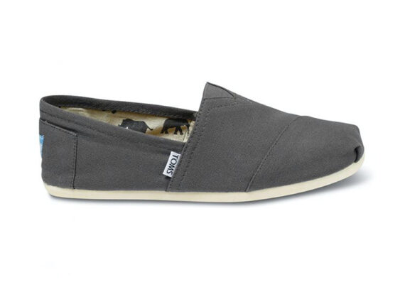 נעלי טומס-TOMS SHOES - CLASSIC GREY CANVAS