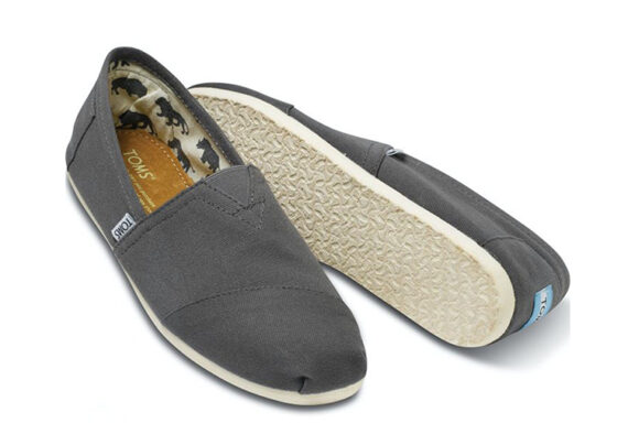 ⁦נעלי טומס-TOMS SHOES - CLASSIC GREY CANVAS⁩ – תמונה ⁦3⁩