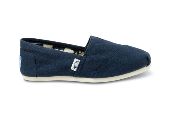 נעלי טומס-TOMS SHOES - CLASSIC NAVY CANVAS