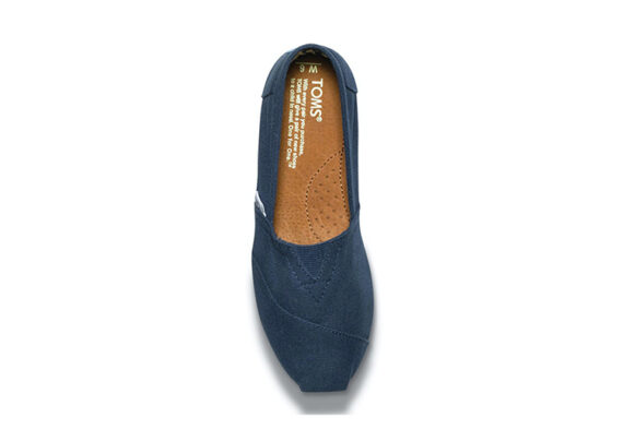 ⁦נעלי טומס-TOMS SHOES - CLASSIC NAVY CANVAS⁩ – תמונה ⁦2⁩