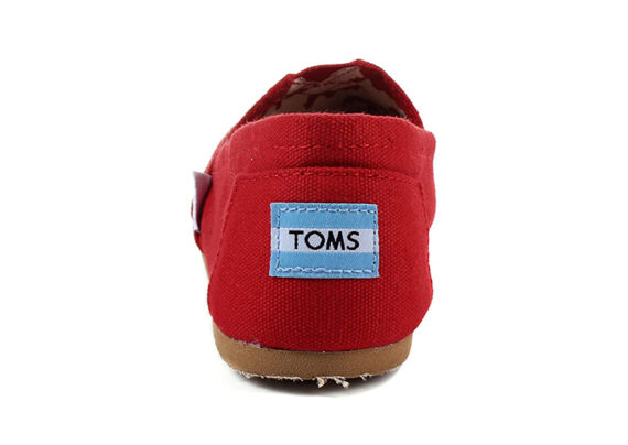 ⁦נעלי טומס-TOMS SHOES - CLASSIC RED CANVAS⁩ – תמונה ⁦4⁩