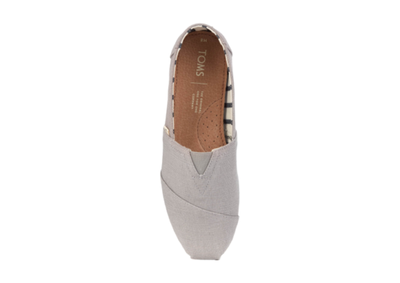 ⁦נעלי טומס-TOMS SHOES - CLASSIC LIGHT GREY CANVAS⁩ – תמונה ⁦2⁩