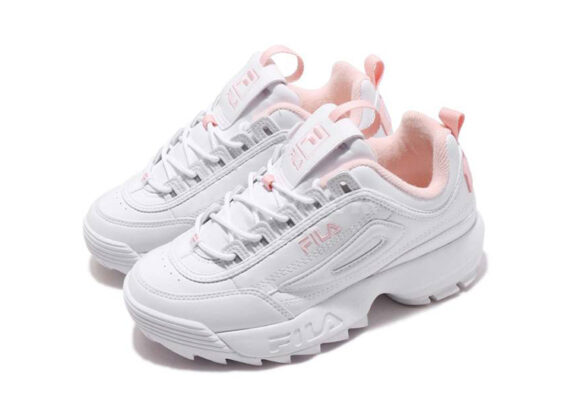 ⁦נעלי פילה-Fila Disruptor 2 Premium Athletic Shoes-PINK WHITE⁩ – תמונה ⁦8⁩