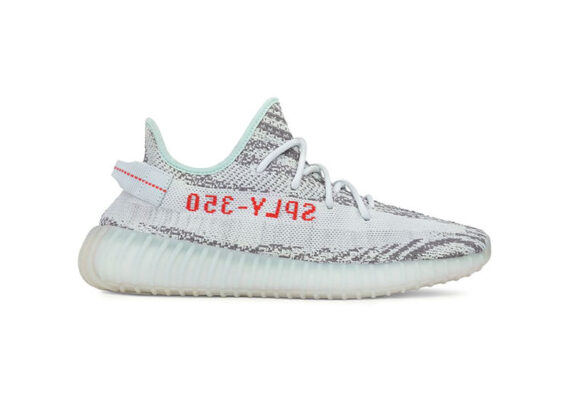 ⁦נעלי אדידס- ADIDAS -350 BLACK - LIGHT GRAY - RED COMBO⁩ – תמונה ⁦2⁩