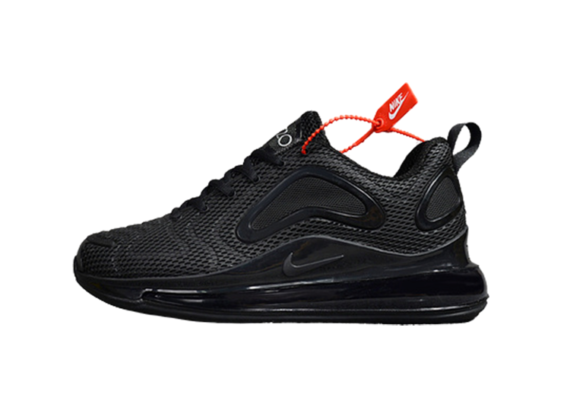 NIKE AIR MAX 720 BLACK- BLACK LOGO