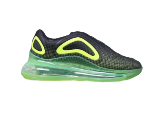 ⁦NIKE AIR MAX 720 BLACK - LIGHT GREEN⁩ – תמונה ⁦2⁩