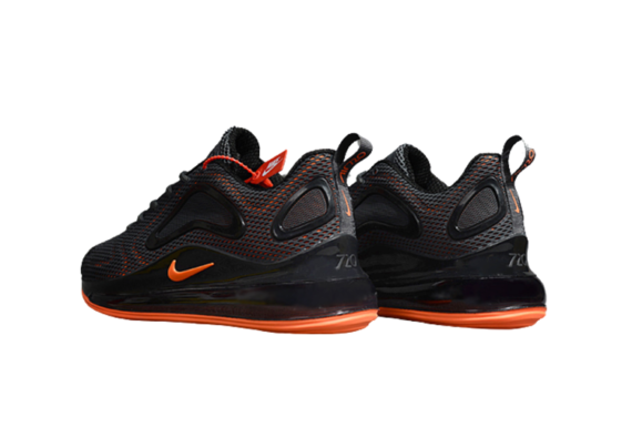 ⁦NIKE AIR MAX 720 BLACK - ORANGE LOGO⁩ – תמונה ⁦6⁩