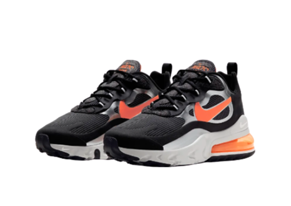 ⁦Nike Air Max 270 React LIGHT BLACK-ORANGE LOGO⁩ – תמונה ⁦5⁩