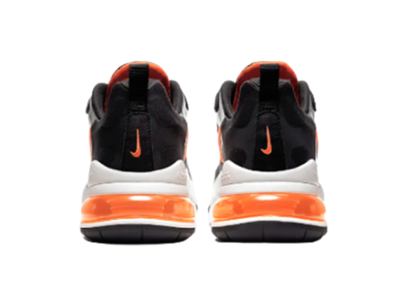 ⁦Nike Air Max 270 React LIGHT BLACK-ORANGE LOGO⁩ – תמונה ⁦4⁩