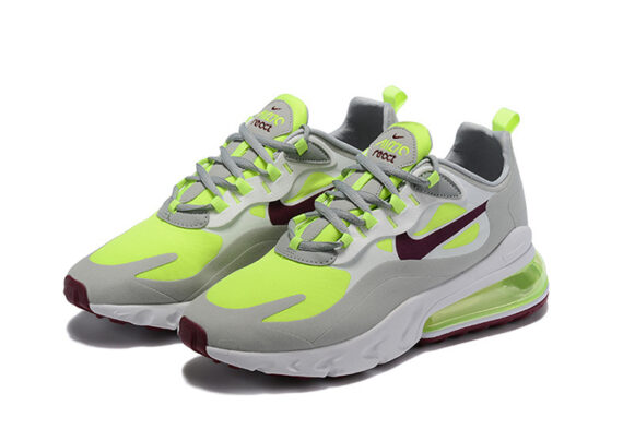 ⁦Nike Air Max 270 React LIGHT GREEN-GRAY⁩ – תמונה ⁦3⁩