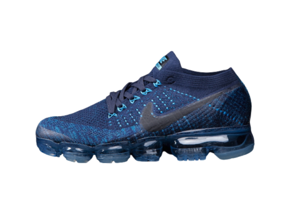 נעלי נייק-Nike Air Vapor Max Flyknit 2.0W BLUE - BLACK LOGO